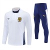 Portogallo Felpe da Allenamento 2024-25 Quarto-Zip Bianca